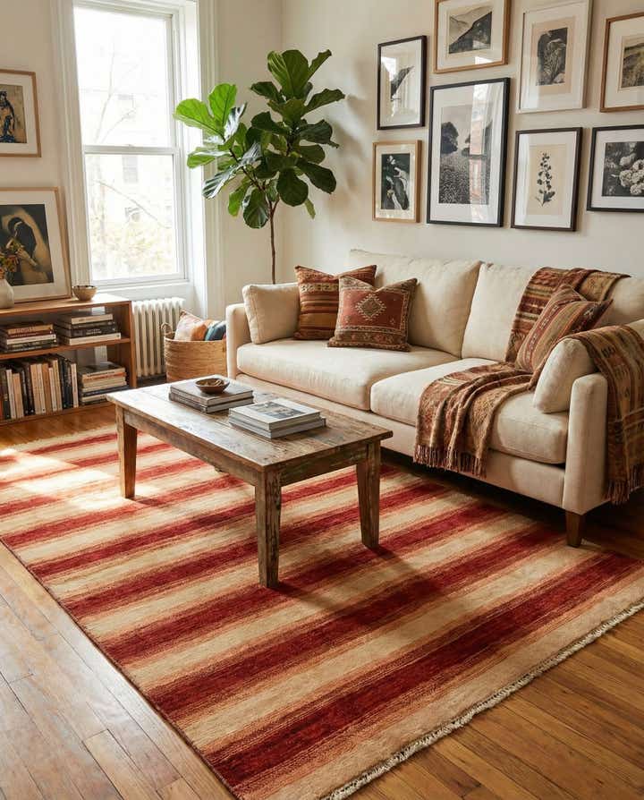 5' 4 x 7' 10 Hand Knotted Modern Ziegler Rug