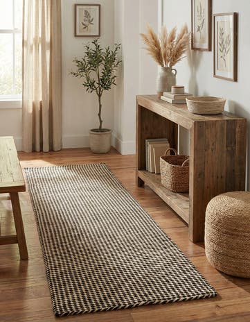 2' 7 x 8' Hand Woven Laurel Handwoven Jute Runner Rug