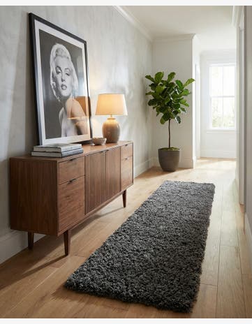 Slate Marilyn Monroe™ Shag Runner Rug