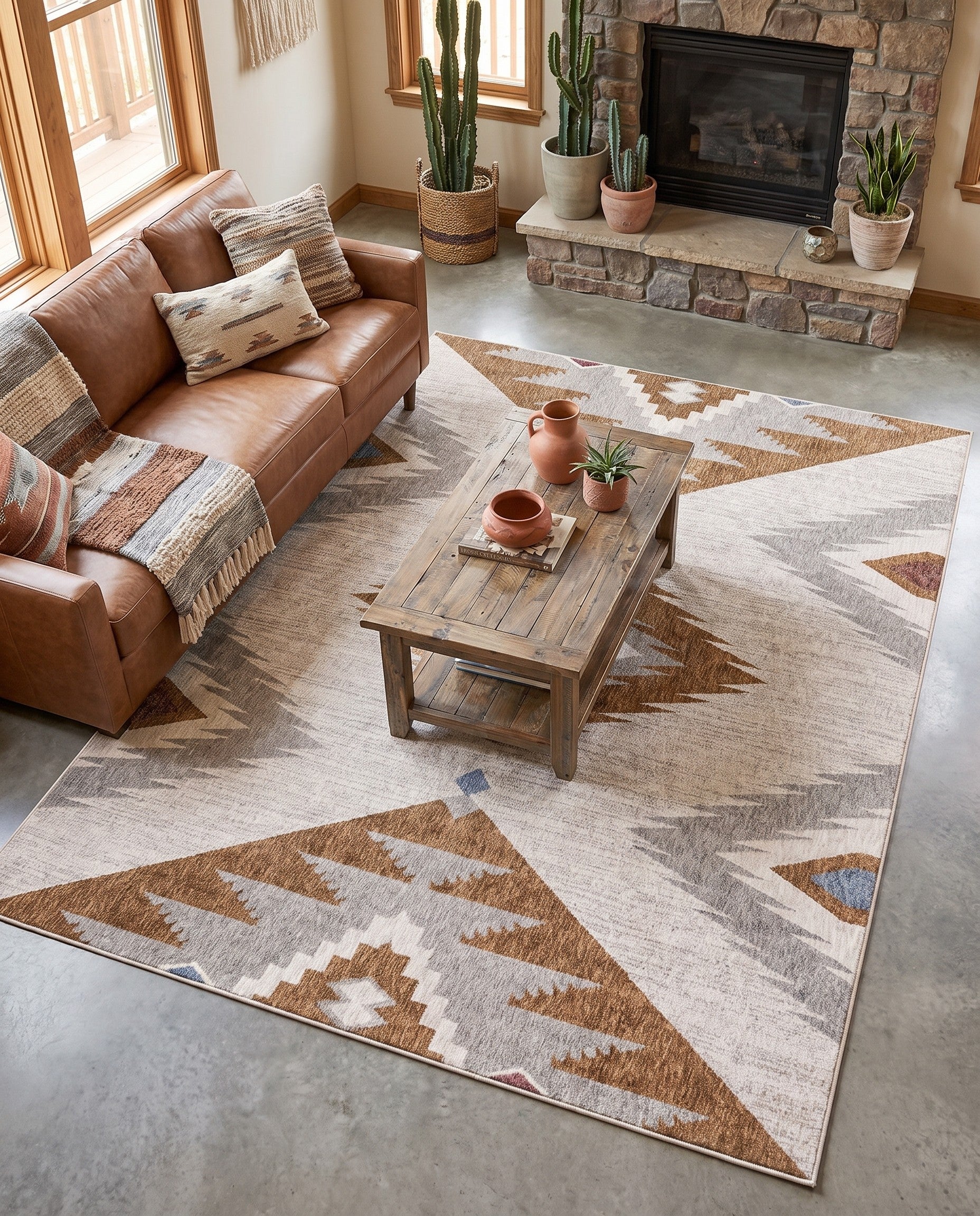 7' 10 x 10' Eco Southwestern Rug