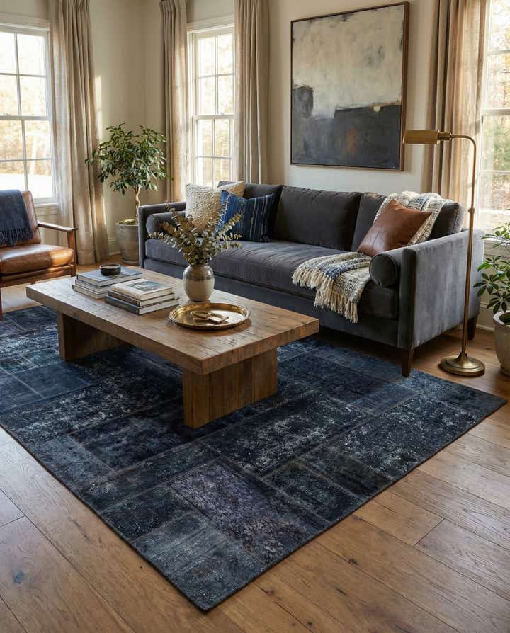 6' x 9' Hand Knotted Ultra Vintage Persian Wool Rug