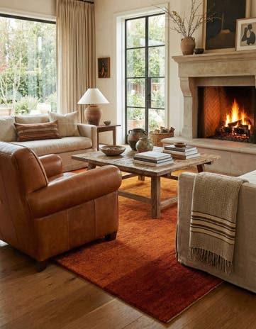 5' 7 x 8' Hand Knotted Kashkuli Gabbeh Wool Rug