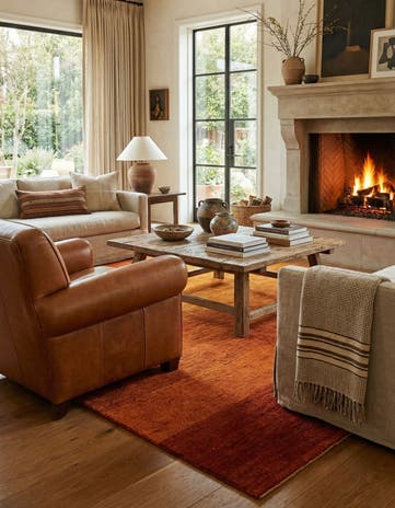 5' 7 x 8' Hand Knotted Kashkuli Gabbeh Wool Rug