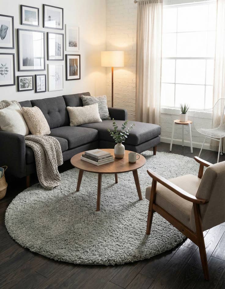 Detail image of  8' x 10' Everyday Shag Oval Rug