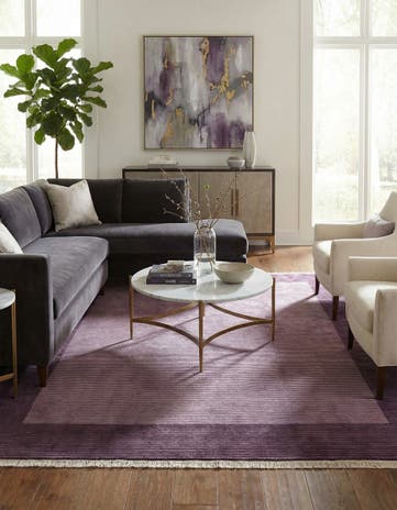 6' 10 x 9' 5 Hand Knotted Darya Wool Rug