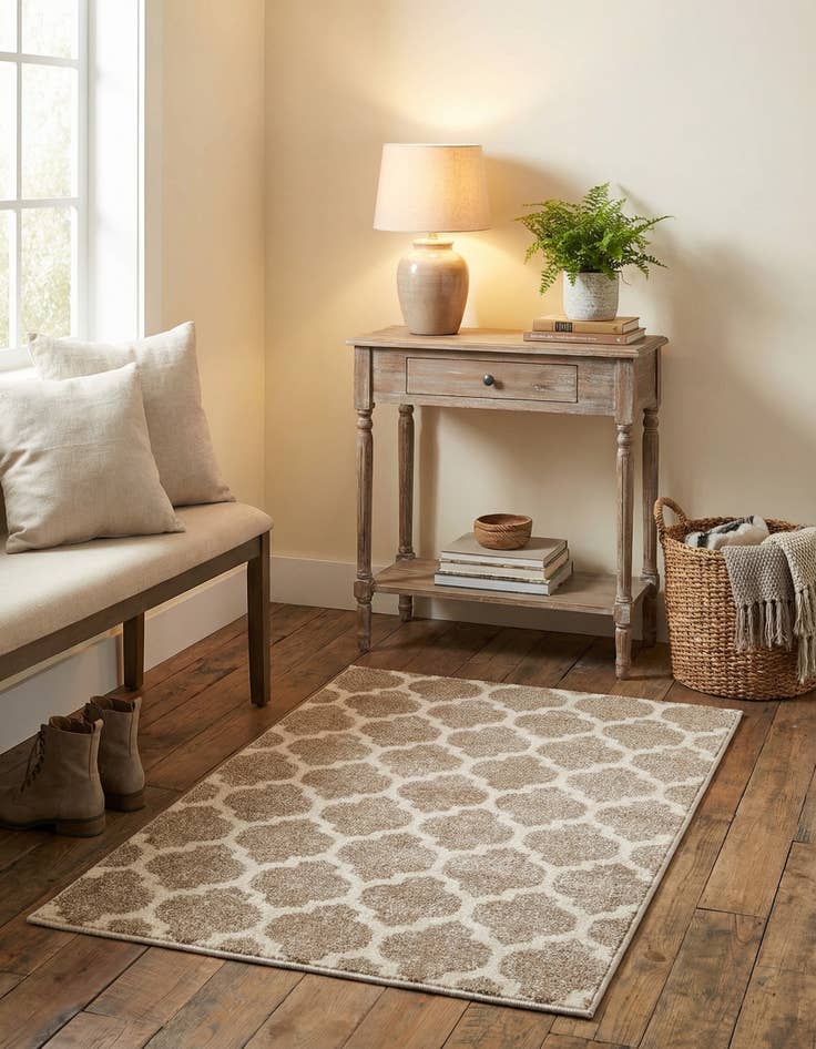 Detail image of  2' x 3' Lattice Rug