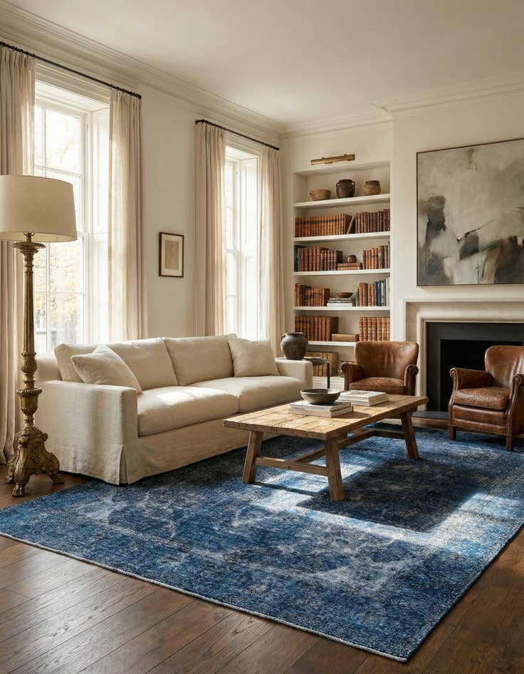 Detail image of  8' 1 x 11' 2  Hand Knotted Ultra Vintage Persian Wool Rug