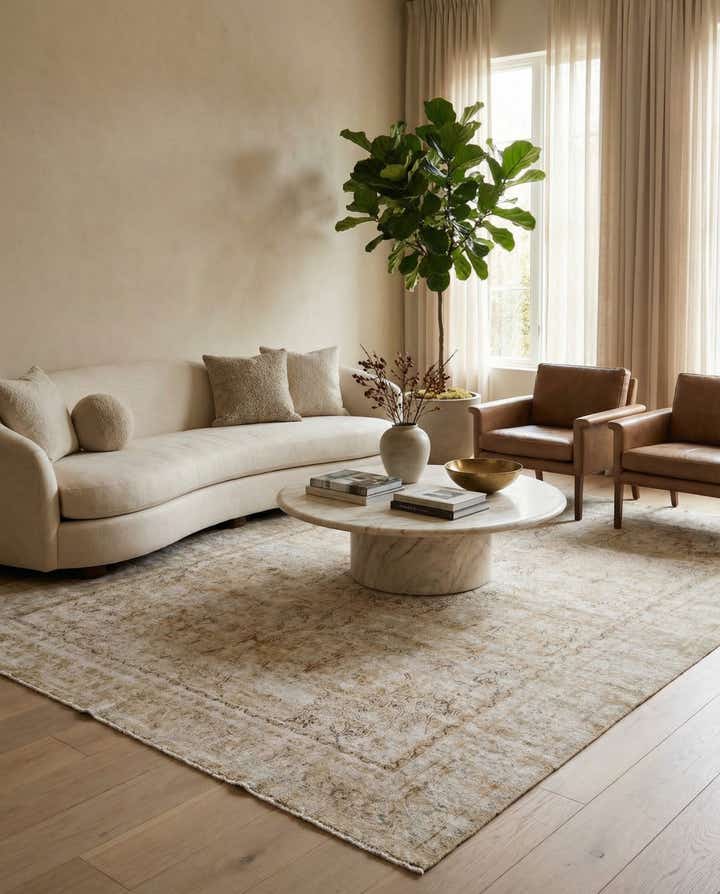 8' 7 x 12' Hand Knotted Ultra Vintage Persian Wool Rug