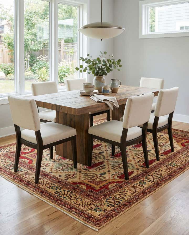 5' x 6' 6 Hand Knotted Ariana Ziegler Oriental Rug