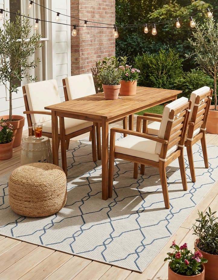 6' x 9' Easy-Clean Lattice Indoor / Outdoo...