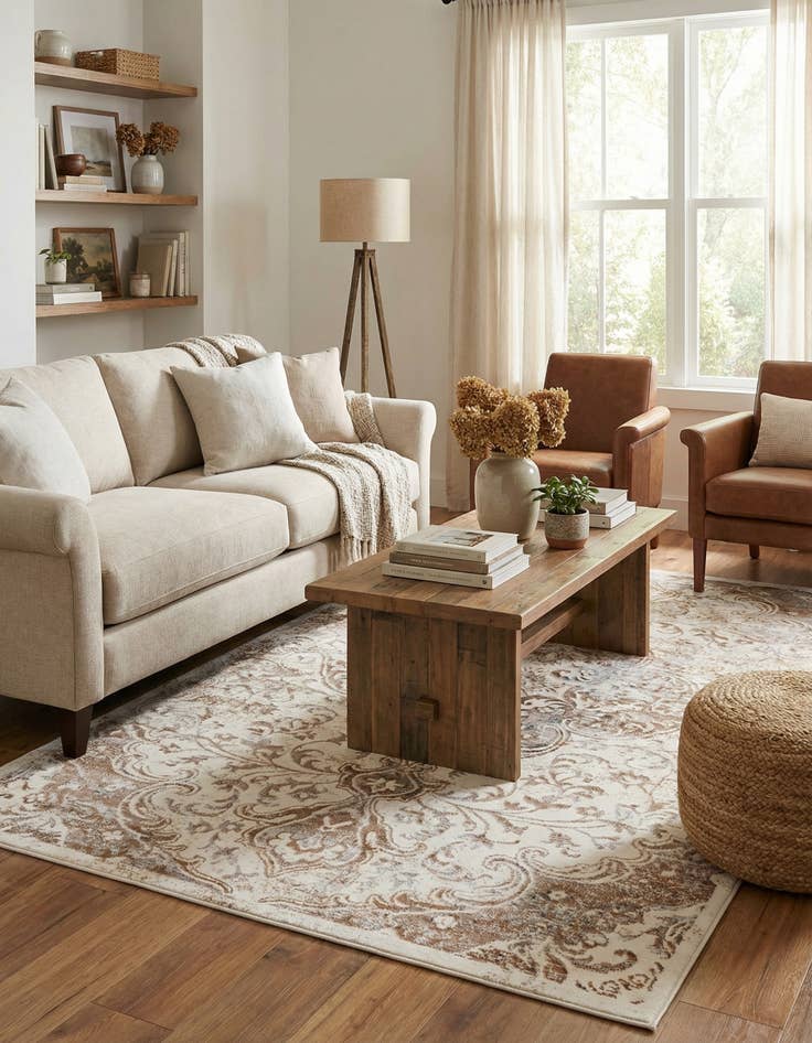 Detail image of  5' 3 x 8' Highbury Rug