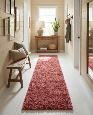  2' 7 x 16' 5 Zermatt Shag Runner Rug