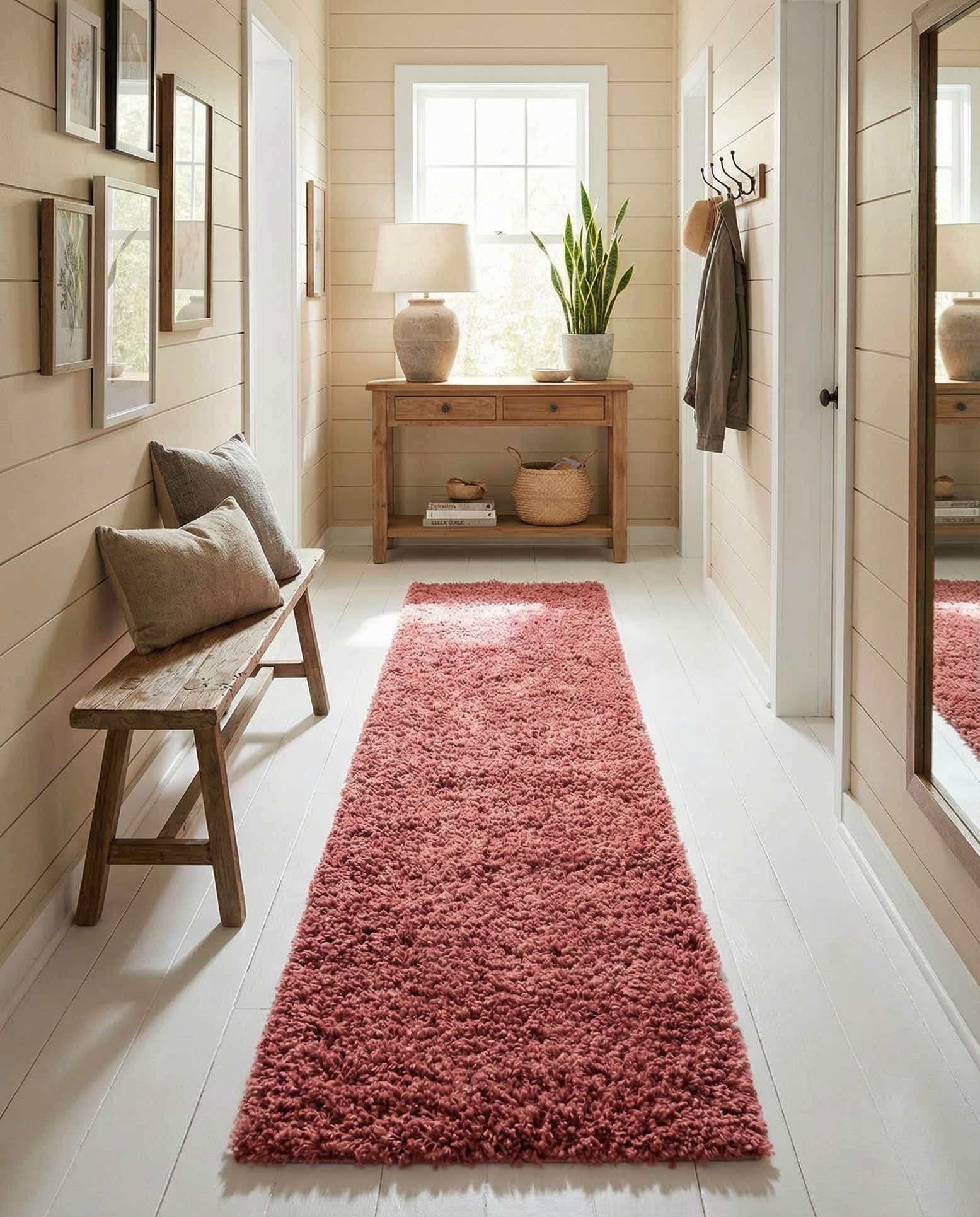 2' 7 x 16' 5 Zermatt Shag Runner Rug