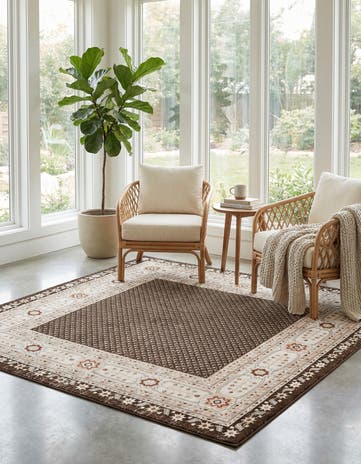 7' 10 x 7' 10 Charlotte Square Rug