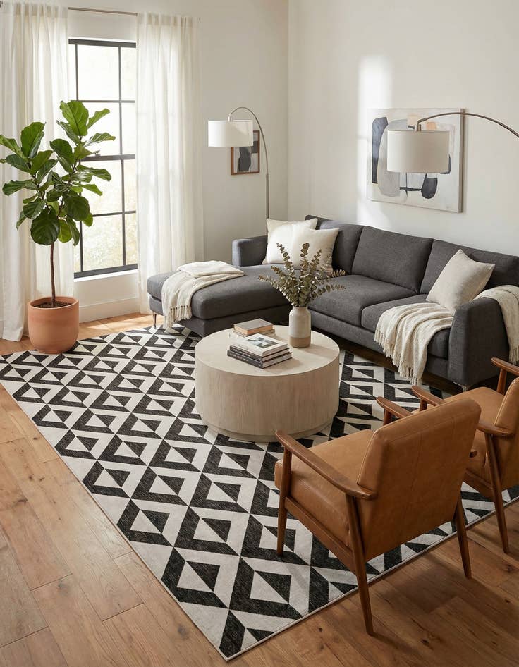 Detail image of 10' x 14' Easy-Clean Jill Zarin Napa Indoor / Outdoor Rug