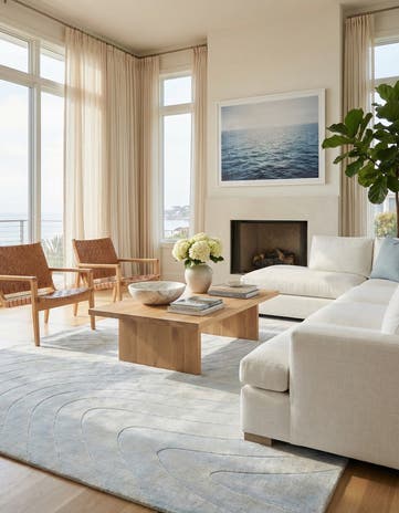6' 9 x 9' 9 Hand Knotted Darya Wool Rug