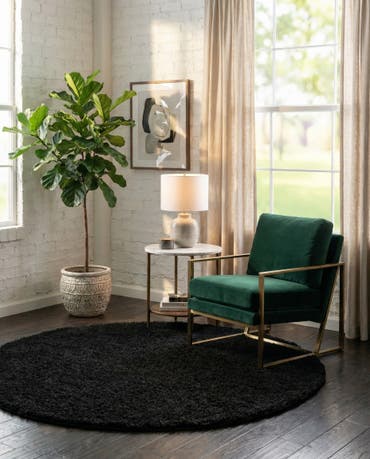  10' 2 x 10' 2 Everyday Shag Round Rug