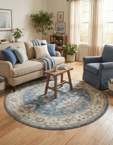 5' x 5' Vienna Round Rug