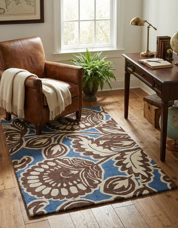 4' 8 x 7' 4 Agra Rug