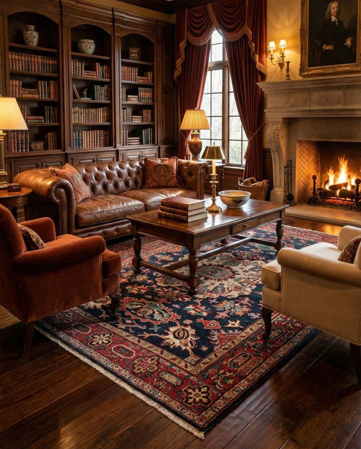 Detail image of 5' 7 x 8' 1 Heriz Rug