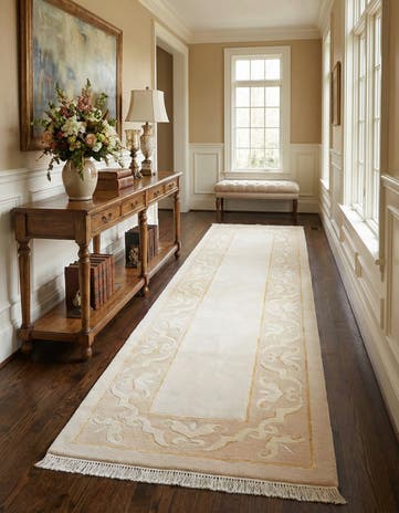 2' 9 x 9' 8 Hand Knotted Darya Wool Runner Rug
