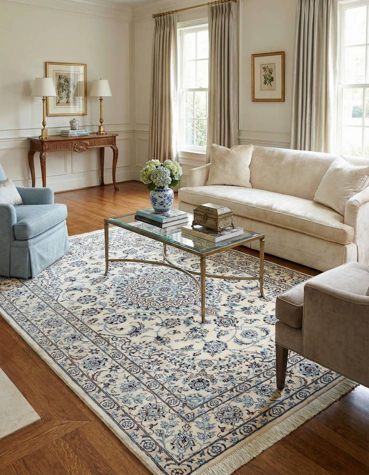 Detail image of 3' 11 x 5' 8 Nain Rug