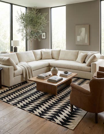 8' 3 x 10' Hand Woven Kilim Modern Wool Rug