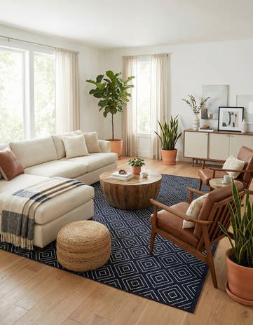 10' x 14' Easy-Clean Sabrina Soto Indoor / Outdoor Rug