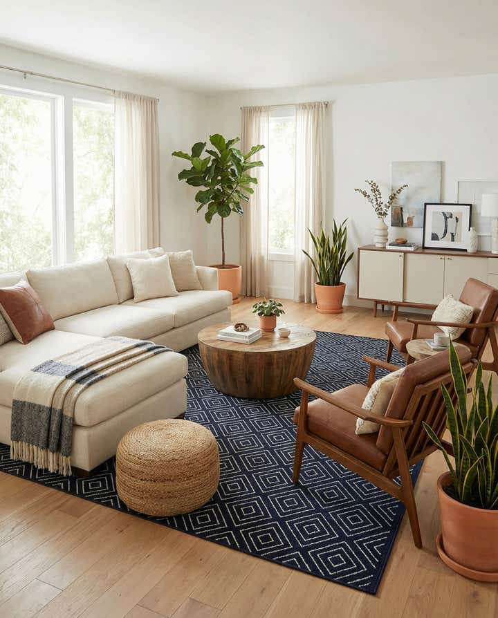 10' x 14' Easy-Clean Sabrina Soto Indoor / Outdoor Rug