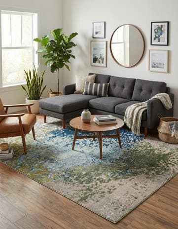 9' x 12' 2 Washable Hyacinth Rug