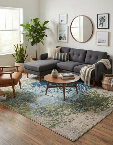 9' x 12' 2 Washable Hyacinth Rug