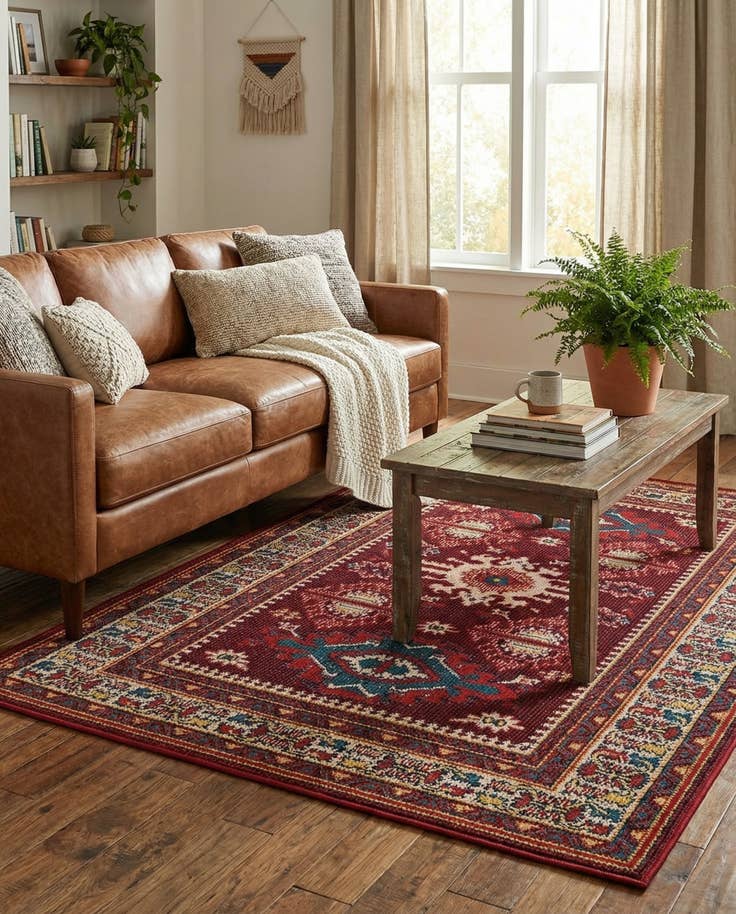 Detail image of 4' x 6' Easy-Clean Baja Indoor / Outdoor Rug