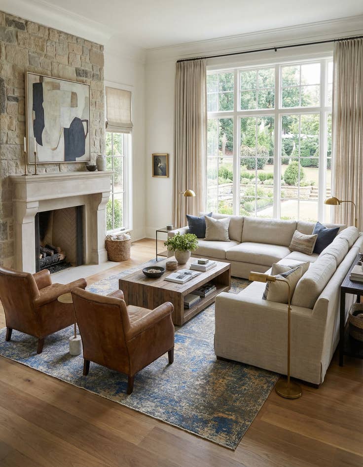 Detail image of 8' 10 x 11' 7  Hand Knotted Ultra Vintage Persian Wool Rug