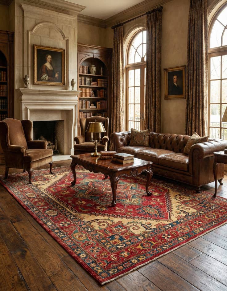 Detail image of  7' 4 x 9' 10 Sara Wool Rug