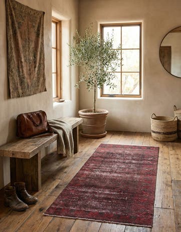 3' x 5' 8 Hand Knotted Ultra Vintage Persian Wool Rug
