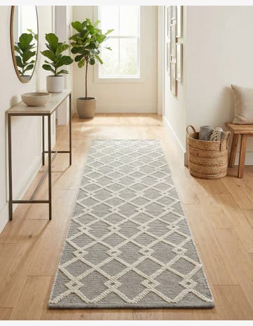 2' 7 x 10' Hand Knotted Jill Zarin Dorset Runner Rug