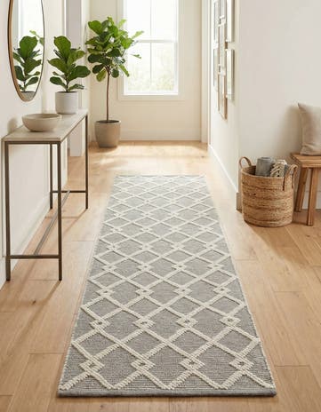 2' 7 x 10' Hand Knotted Jill Zarin Dorset Runner Rug