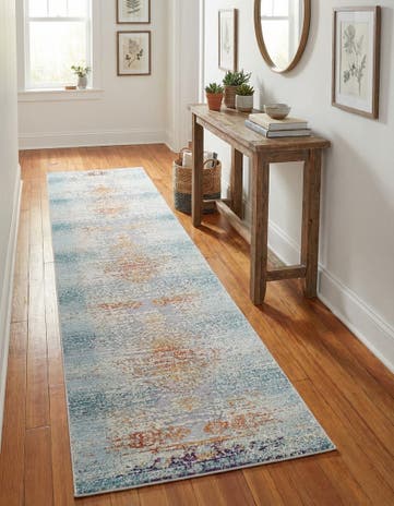 Blue Budapest Runner Rug