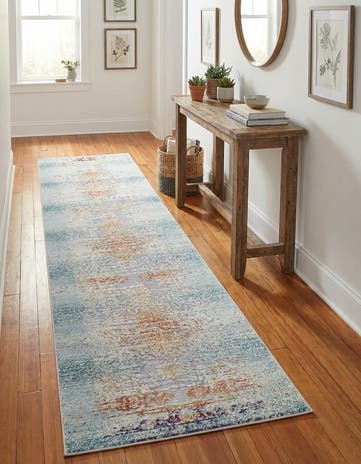 Blue Budapest Runner Rug