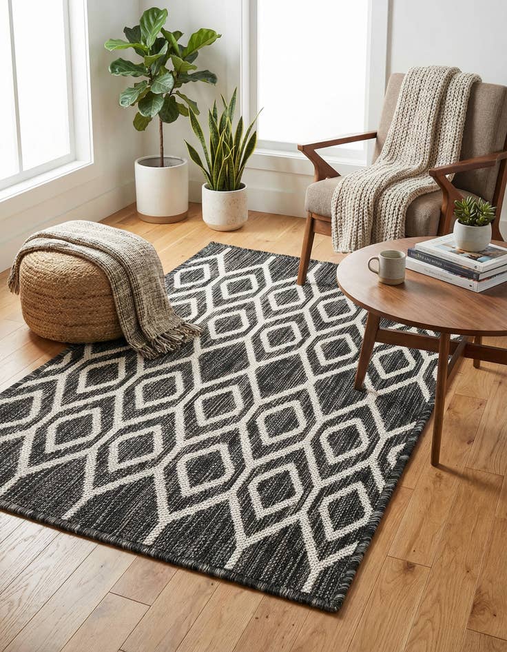 Detail image of  2' x 3'  Washable Jill Zarin Turks and Caicos Indoor / Outdoor Rug