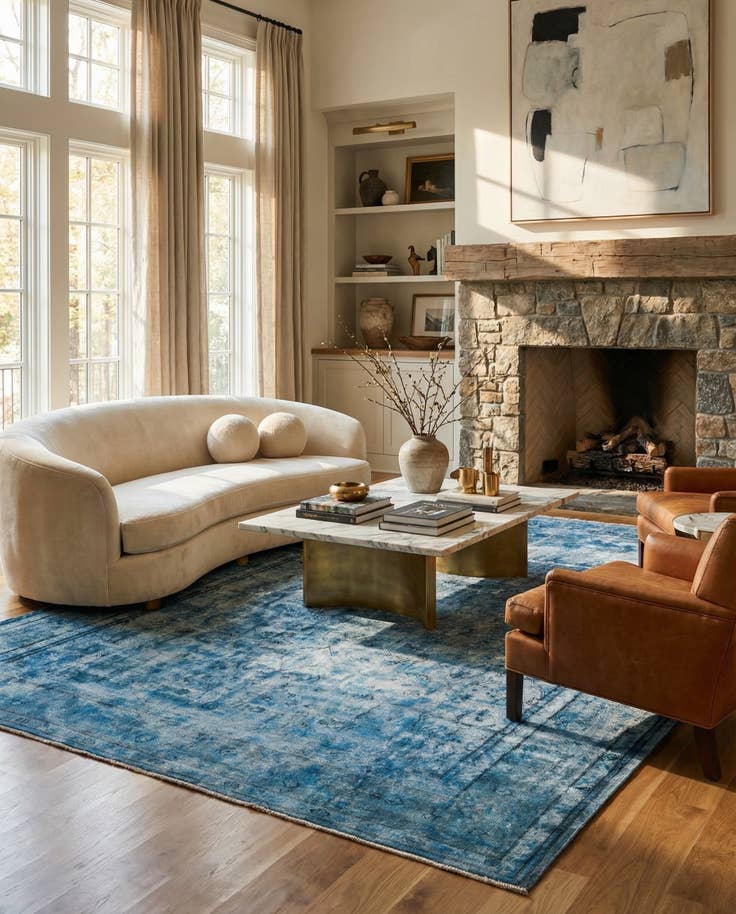 Detail image of 10' 1 x 13' 1 Hand Knotted Ultra Vintage Persian Wool Rug