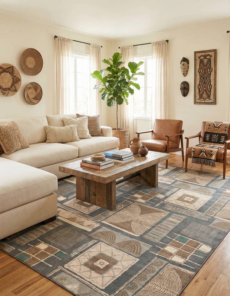 Detail image of 10' x 14' Safari Rug