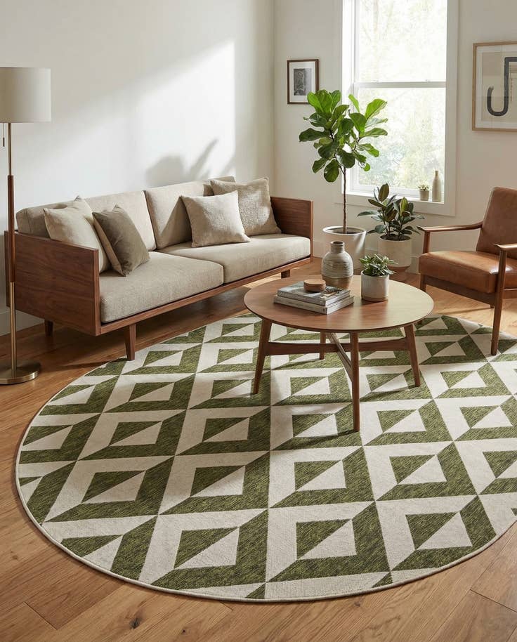 Detail image of 7' 10 x 10' Easy-Clean Jill Zarin Napa Indoor / Outdoor Oval Rug