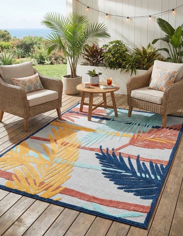 6' x 9' Easy-Clean Belize Indoor / Outdoor Rug