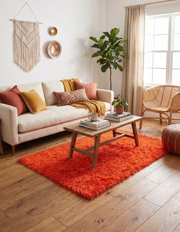 3' 2 x 5' 6 Hand Knotted Moroccan Wool Rug