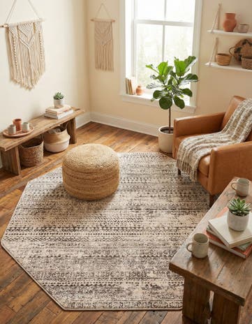 7' 10 x 7' 10 Hermitage Octagon Rug
