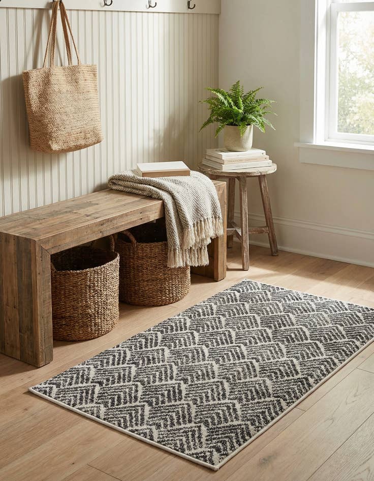 Detail image of 2' x 3' Eco Trellis Rug