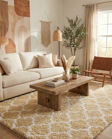  9' x 12' 2 Moroccan Shag Rug