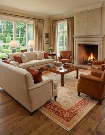 8' 4 x 12' 9 Hand Knotted Peshawar Ziegler Rug