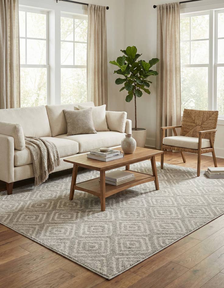 Detail image of  4' x 6'  Washable Sabrina Soto Indoor / Outdoor Rug